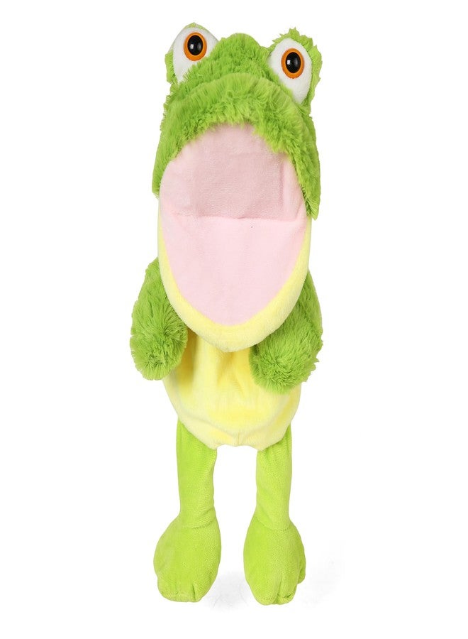 Hamleys Pugs & Play Frog Talking Hand Puppet, 3Y+, Green | Safe & Gift-Friendly - Image 2